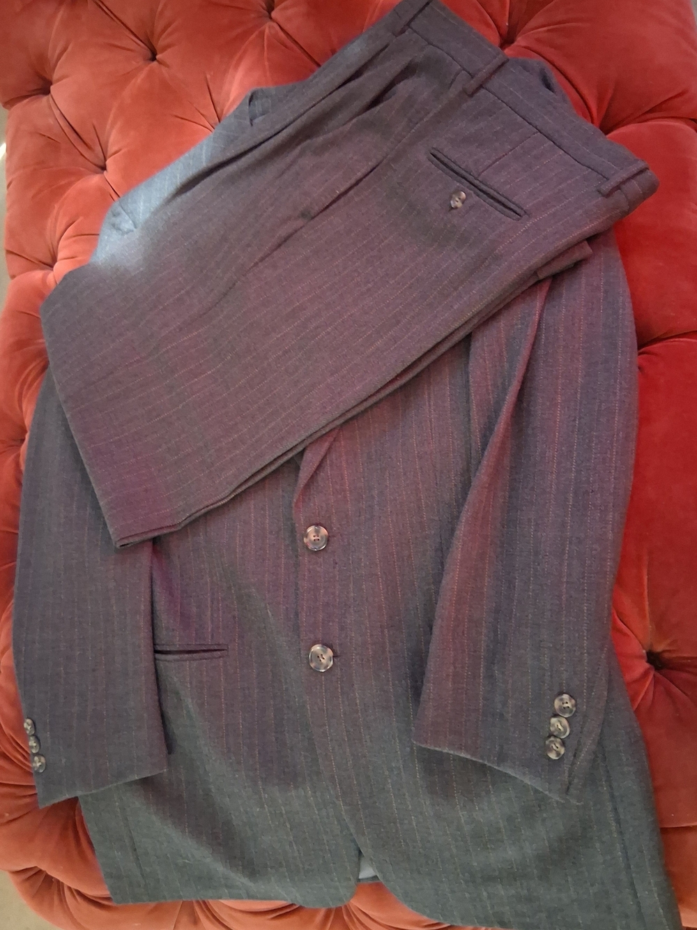 Ermenegildo Zegna Soft Black Men's Suit Jacket